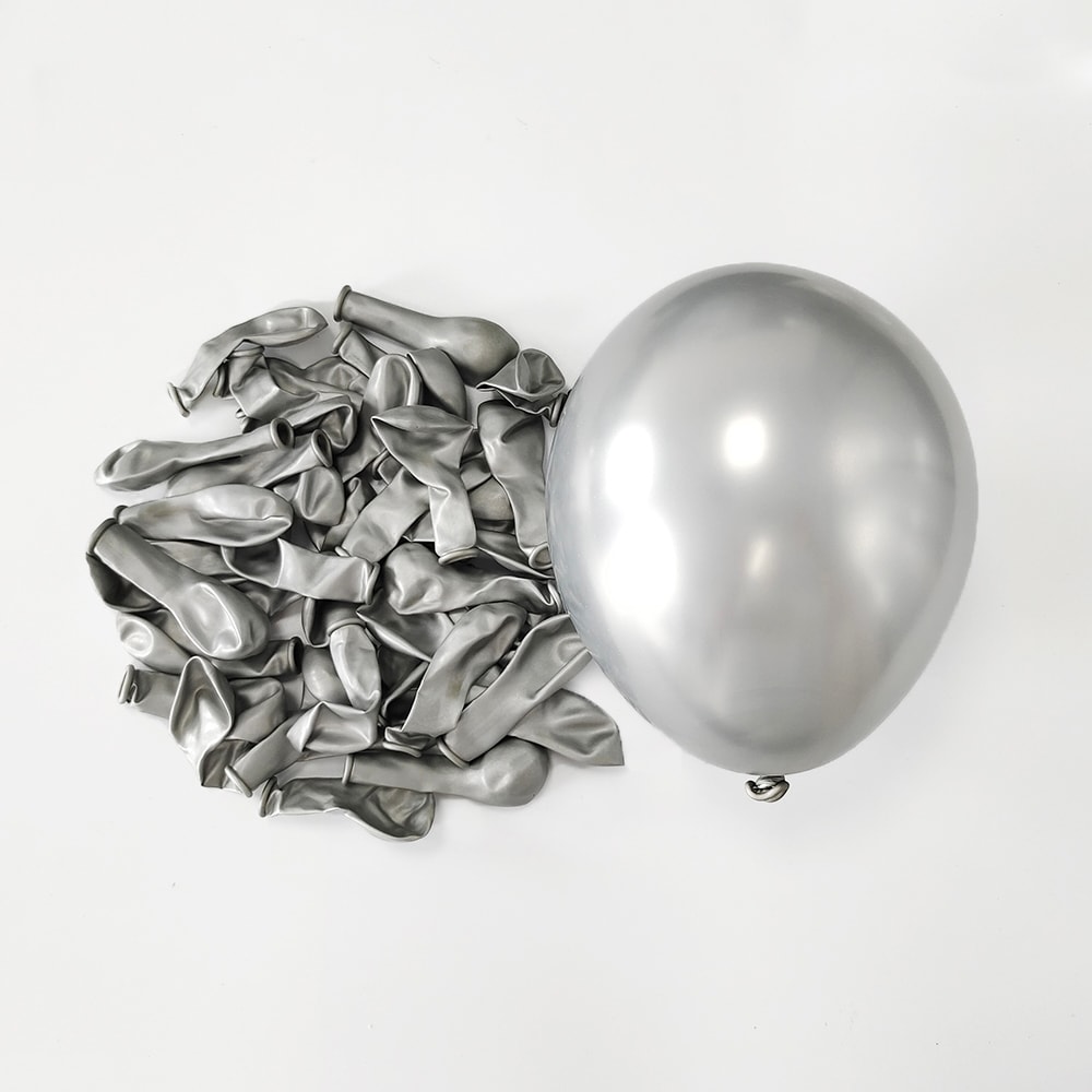 Metallic Chrome Balloons in Gold, Silver, Black, Pink for Wedding, Birthday Xmax Decoration