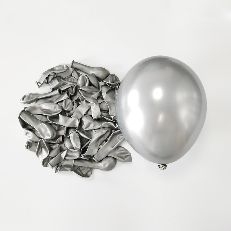 Metallic Chrome Balloons in Gold, Silver, Black, Pink for Wedding, Birthday Xmax Decoration