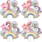 Unicorn Birthday Party Decoration, Gradient Number Balloon Unicorn Party Supplies