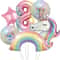 Unicorn Birthday Party Decoration, Gradient Number Balloon Unicorn Party Supplies