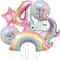 Unicorn Birthday Party Decoration, Gradient Number Balloon Unicorn Party Supplies