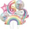 Unicorn Birthday Party Decoration, Gradient Number Balloon Unicorn Party Supplies