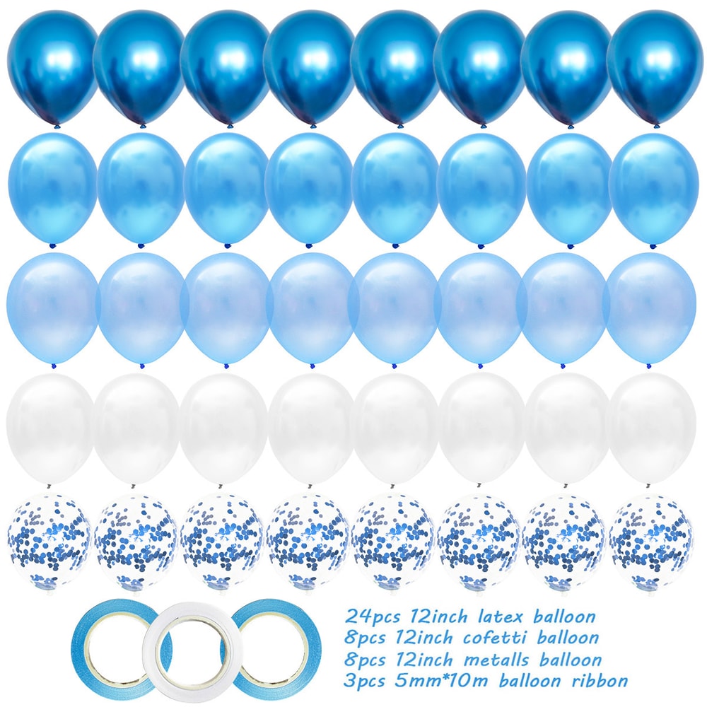 Confetti Latex Balloons For Birthday Party Graduation New Year Decorations For Adults 6