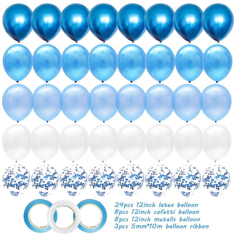 Confetti Latex Balloons For Birthday Party Graduation New Year Decorations For Adults 6