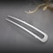Metal U Shape Hair Stick, Elegant Shell Enamel Hairpin for Women, Hairwear Accessories Jewelry
