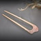 Metal U Shape Hair Stick, Elegant Shell Enamel Hairpin for Women, Hairwear Accessories Jewelry