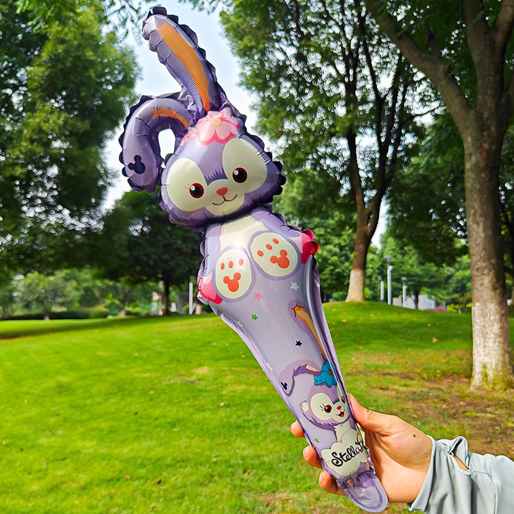 Girl Happy Birthday Party Melody Balloon Stick Foil Balloons Set Concert Atmosphere Props 3