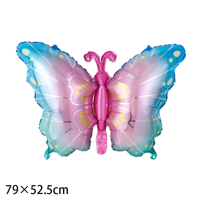 Kids Butterfly Helium Air Globos for Baby Shower, Birthday Party Decorations, Photo Props