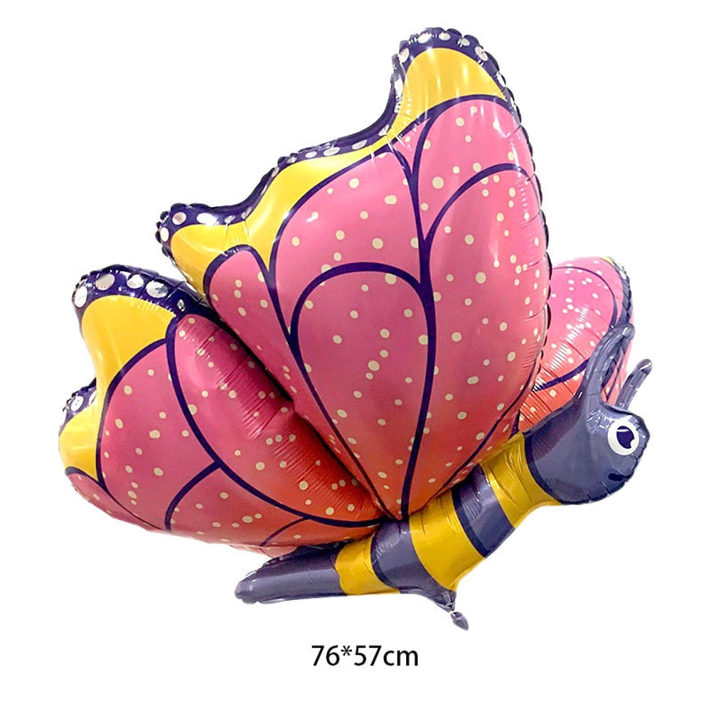 Kids Butterfly Helium Air Globos for Baby Shower, Birthday Party Decorations, Photo Props
