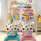 Cute Cake Balloon, Base Standing Foil Balloon, Kids Birthday Party Decor Supplies