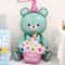 Cute Cake Balloon, Base Standing Foil Balloon, Kids Birthday Party Decor Supplies