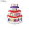 Cute Cake Balloon, Base Standing Foil Balloon, Kids Birthday Party Decor Supplies