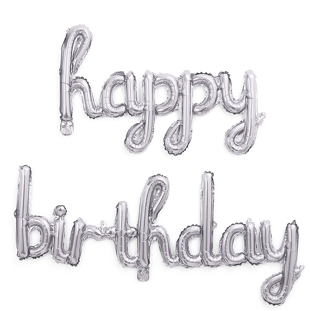 Aluminium Foil Balloon Pink Purple Birthday Party Decoration, DIY Home Accessories Prop