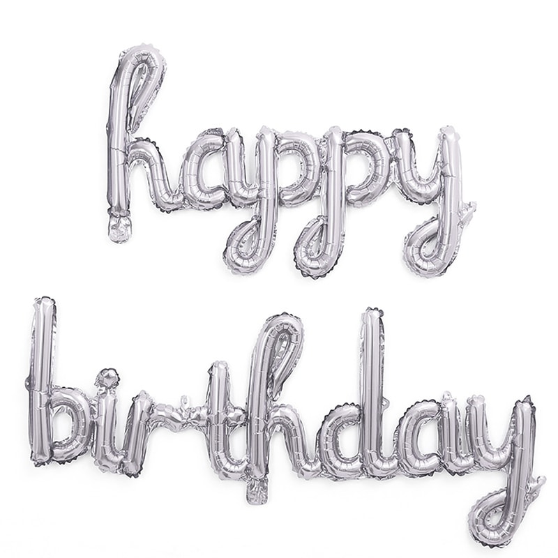 Aluminium Foil Balloon Pink Purple Birthday Party Decoration, DIY Home Accessories Prop