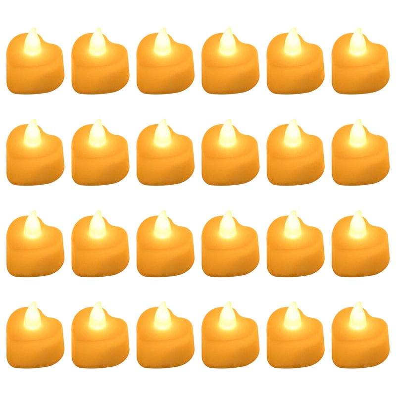 Romantic Flameless Rose Petal Tea Lights For Anniversary Wedding Table Night Light 7