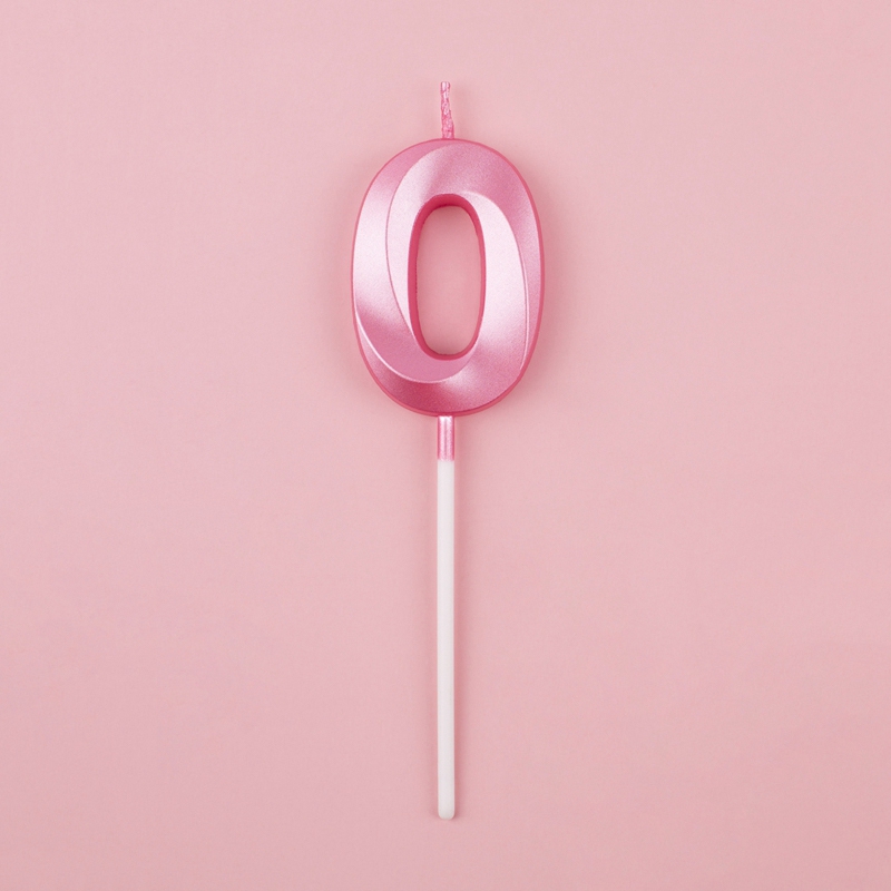 Blue Pink Number Candles Cake Topper For Birthday Baby Shower Decorations 6