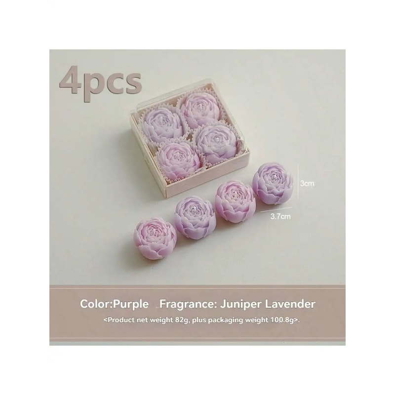 Decorative Handmade Smokeless Candles For Home Decor Wedding Gifts Birthdays 6