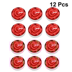 wedding anniversary smokeless floating wax party decoration, event table lighting, home candles