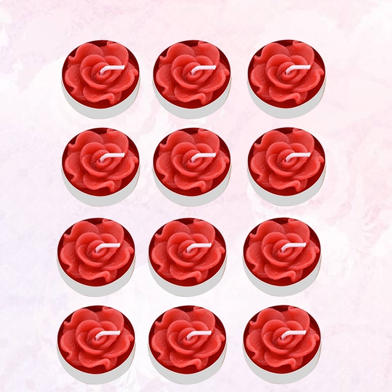 Wedding Anniversary Smokeless Floating Wax Party Decoration, Event Table Lighting, Home Candles