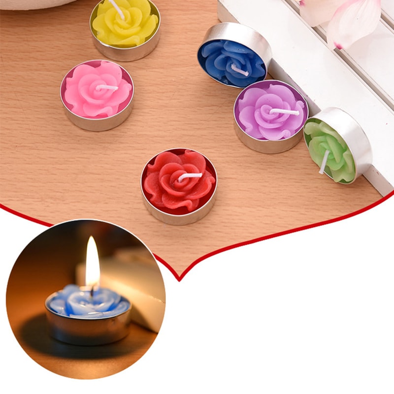 Wedding Anniversary Smokeless Floating Wax Party Decoration, Event Table Lighting, Home Candles
