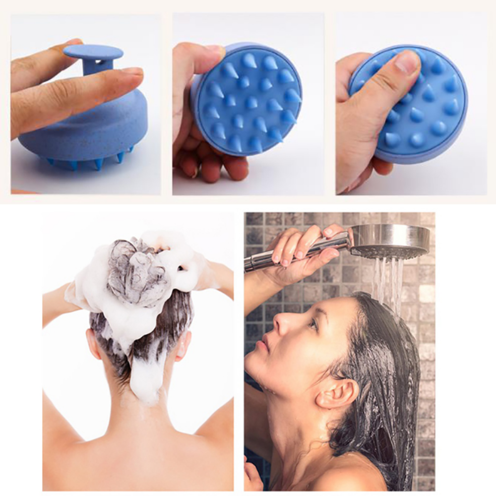 Hair Washing Comb Silicone Shampoo Brush Head Scalp Massage Comb Body Massage Brush For Bath And Sh 2