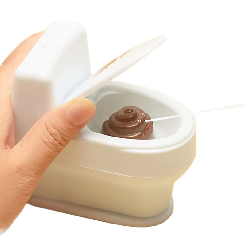 Novel And Funny Puppy Spray Prank Toy Toilet Simulation Spray Gun 5