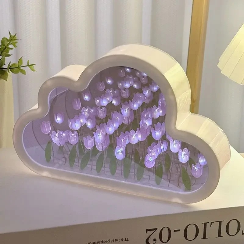 Transparent Qixi Lovers Handmade Night Light Creative Atmosphere Gift Decoration