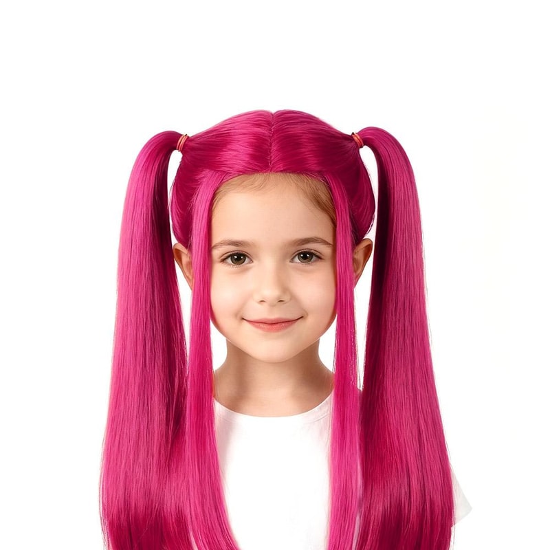 Christmas Day Demon Hunters Mira Rumi Zoey Cosplay Wig, Stage Role Play Wig for Girl