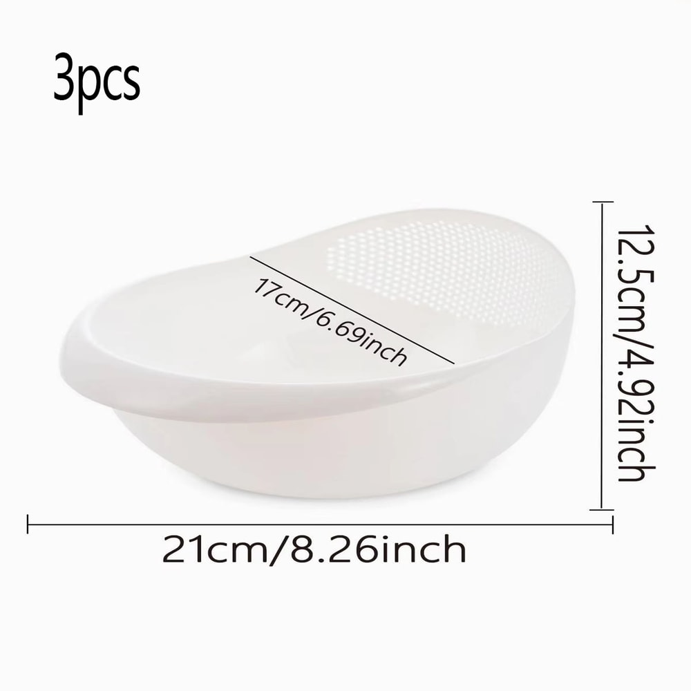 Washing Drain Basket, Fruit Bowl with Handle, Home Kitchen Organizer