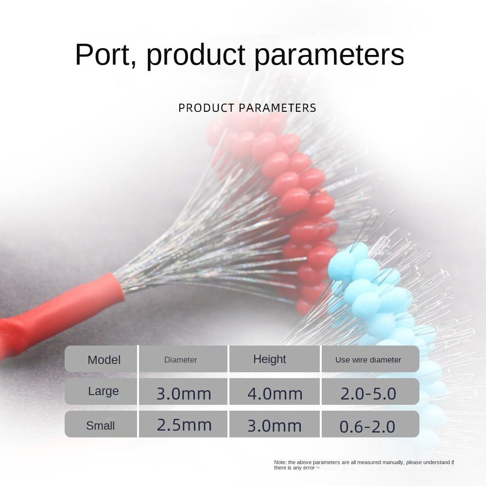 Fishing Accessories: Olive Rubber Float Bobber, Silicone Stopper, Space Bean Connector, Fishing Line Resistance