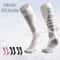 Thermal Compression Ski Socks, Moisture-wicking Anti-slip Knee High Socks for Cold Weather, Breathable Thickened Socks