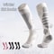 Thermal Compression Ski Socks, Moisture-wicking Anti-slip Knee High Socks for Cold Weather, Breathable Thickened Socks