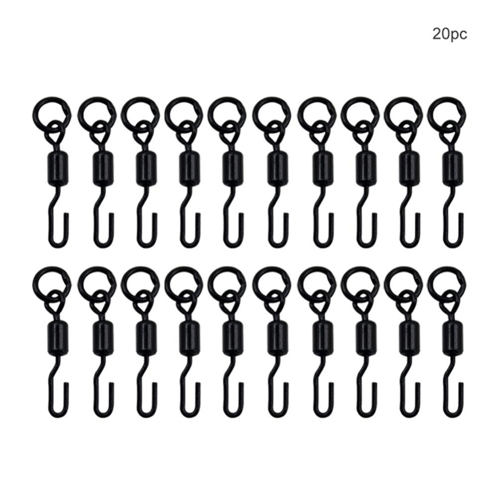 Quick Change Spinner Swivel for Ronnie Rig, Durable Carp Micro Hook Swivel, Tackle Connector, Portable Fishing Gear