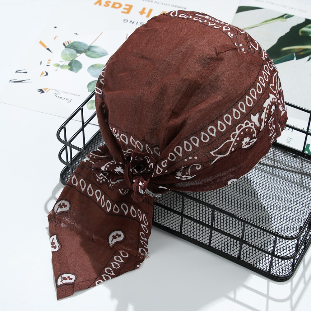 Adjustable Chemo Cap for Men Women, Quick Dry Pirate Hat, Outdoor Sport Bandana Cycling Headscarf