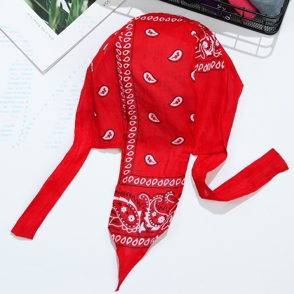 Adjustable Chemo Cap for Men Women, Quick Dry Pirate Hat, Outdoor Sport Bandana Cycling Headscarf