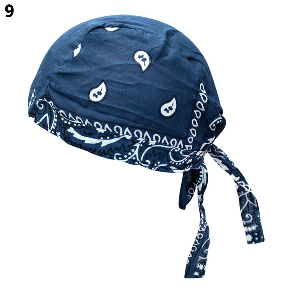 Adjustable Chemo Cap for Men Women, Quick Dry Pirate Hat, Outdoor Sport Bandana Cycling Headscarf