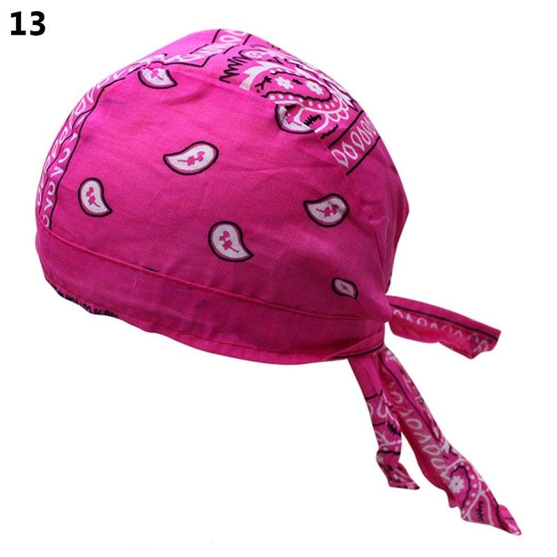 Adjustable Chemo Cap for Men Women, Quick Dry Pirate Hat, Outdoor Sport Bandana Cycling Headscarf