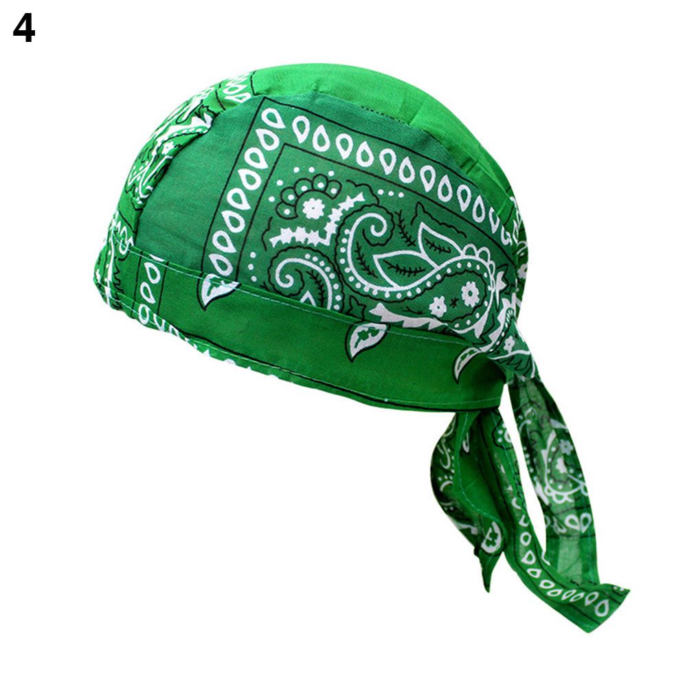 Adjustable Chemo Cap for Men Women, Quick Dry Pirate Hat, Outdoor Sport Bandana Cycling Headscarf