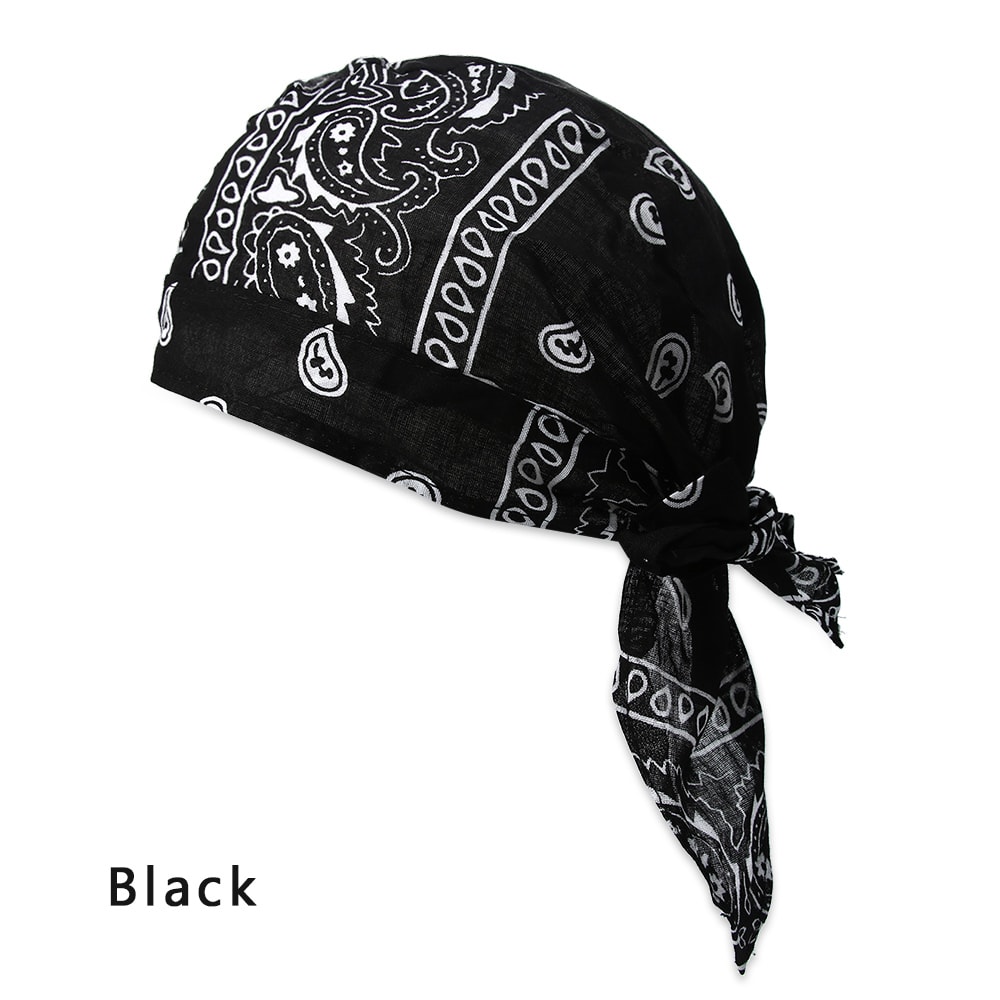 Adjustable Chemo Cap for Men Women, Quick Dry Pirate Hat, Outdoor Sport Bandana Cycling Headscarf