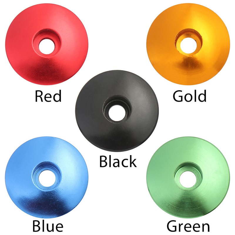 Outdoor Mountain Bike Parts, Aluminum Alloy Bicycle Headset Cap, Dustproof MTB Bike Stem Cover