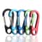 Multifunctional Outdoor Tools Stainless Steel Keychain DShaped Carabiner Spring Quick Hanging Buckl 0
