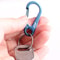 Multifunctional Outdoor Tools Stainless Steel Keychain DShaped Carabiner Spring Quick Hanging Buckl 2
