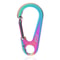 Multifunctional Outdoor Tools Stainless Steel Keychain DShaped Carabiner Spring Quick Hanging Buckl 3