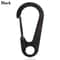 Multifunctional Outdoor Tools Stainless Steel Keychain DShaped Carabiner Spring Quick Hanging Buckl 6