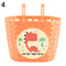 Scooter Front Basket With Sticker Bicycle Storage Bag Cycling Accessory For Kids 6