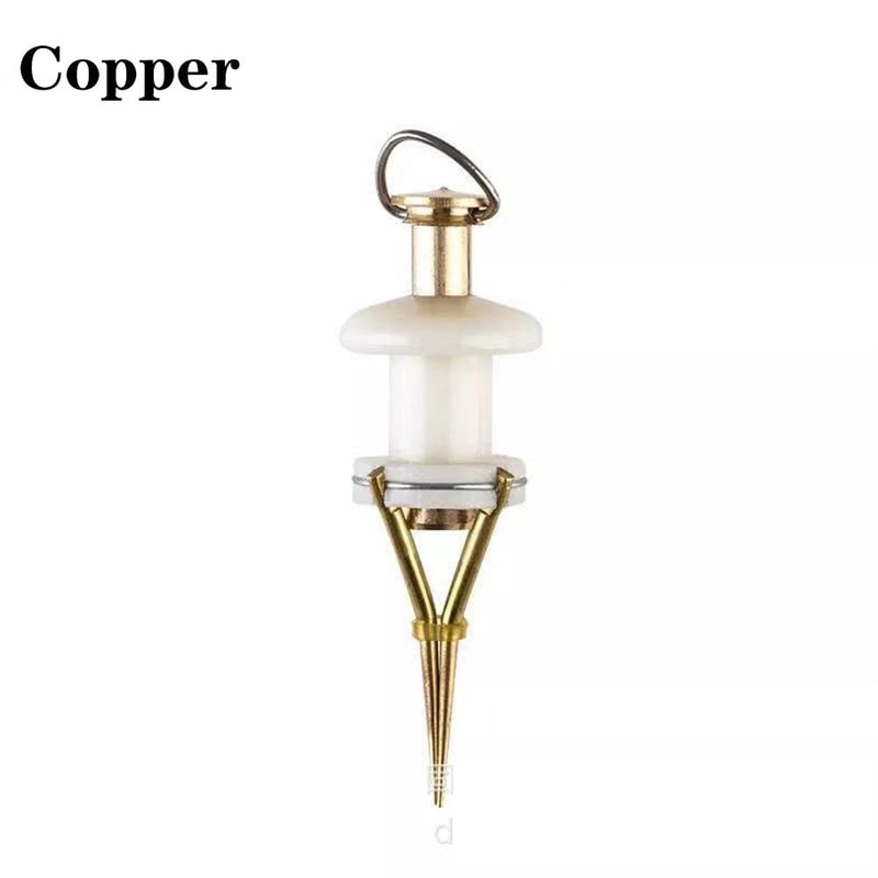 Lightweight Fishing Bait Clip Earthworm Bloodworm Pellet Plier Copper Parts Portable Fishing Tool Fishing Bander