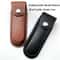 Leather Brown Fold Knife Scabbard Tool Flashlight Belt Loop Case Holder Outdoor Carry Equipment Pocket Hunt Camp Sheath