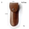 Leather Brown Fold Knife Scabbard Tool Flashlight Belt Loop Case Holder Outdoor Carry Equipment Pocket Hunt Camp Sheath