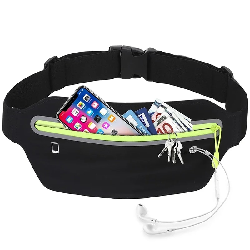 Waterproof Waist Bag for Outdoor Sports, Fitness Running Phone and Coin Purse