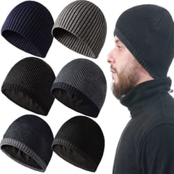 winter warm knitted beanies for men and women, high quality outdoor sport windproof cap, soft comfortable hiking and cyc